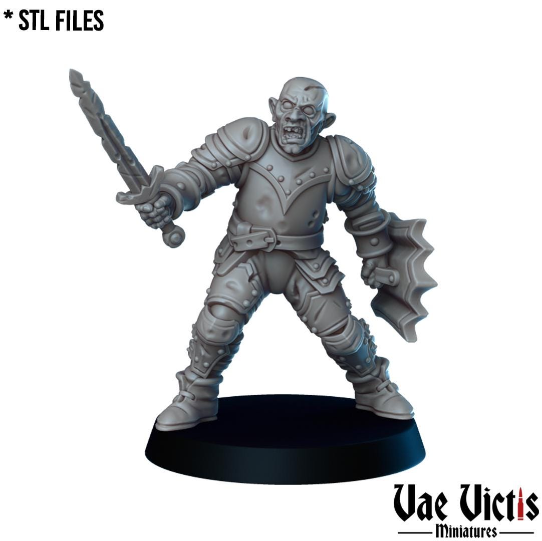 Undead Guard, Adventurers and Mercenaries by Vae Victis, perfect for Fantasy Wargames and Tabletop RPGs