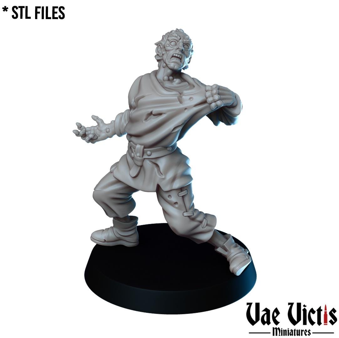The Plague, Adventurers and Mercenaries by Vae Victis, perfect for Fantasy Wargames and Tabletop RPGs