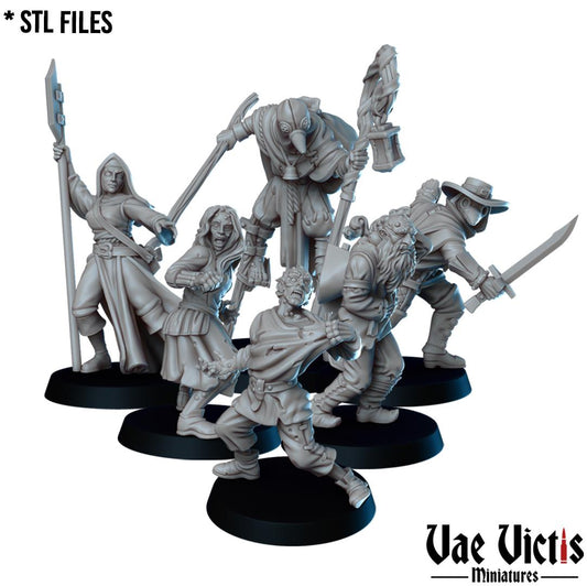 The Plague, Adventurers and Mercenaries by Vae Victis, perfect for Fantasy Wargames and Tabletop RPGs