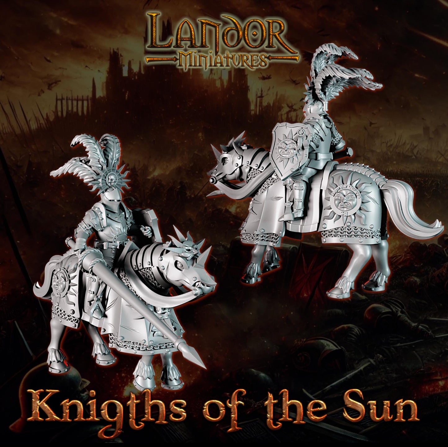 Knights of the Sun, Modular Empire miniatures by Landor Miniatures! Empire for Fantasy Wargames