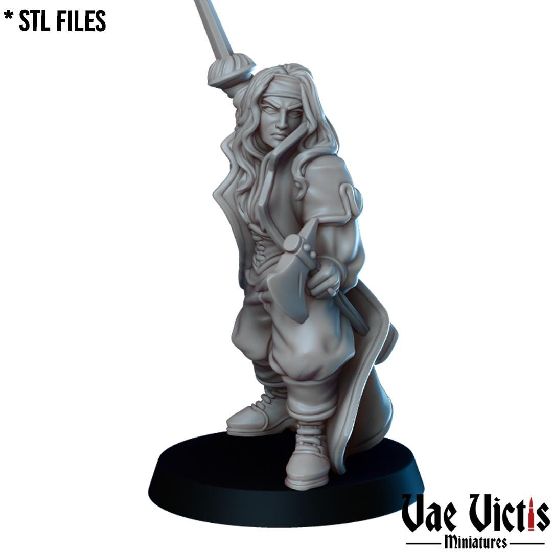 The Adventuring party, Adventurers and Mercenaries by Vae Victis, perfect for Fantasy Wargames and Tabletop RPGs