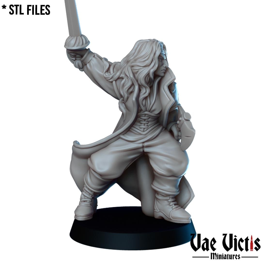 Adventuring Party Miniatures, Vae Victis RPG, Wargame Figures