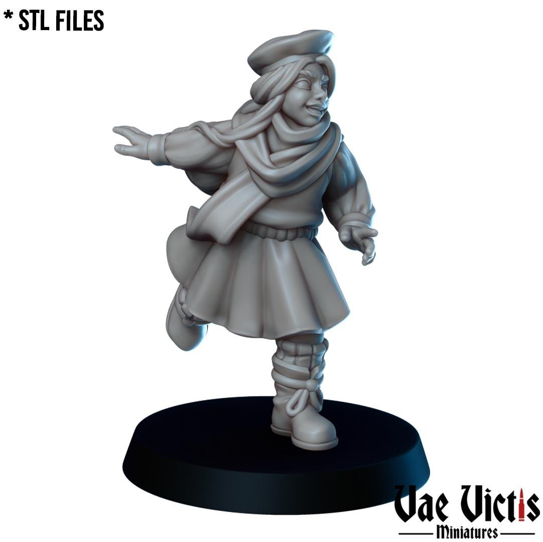 The Orphanage, Adventurers, Civilians and Mercenaries by Vae Victis, perfect for Fantasy Wargames and Tabletop RPGs