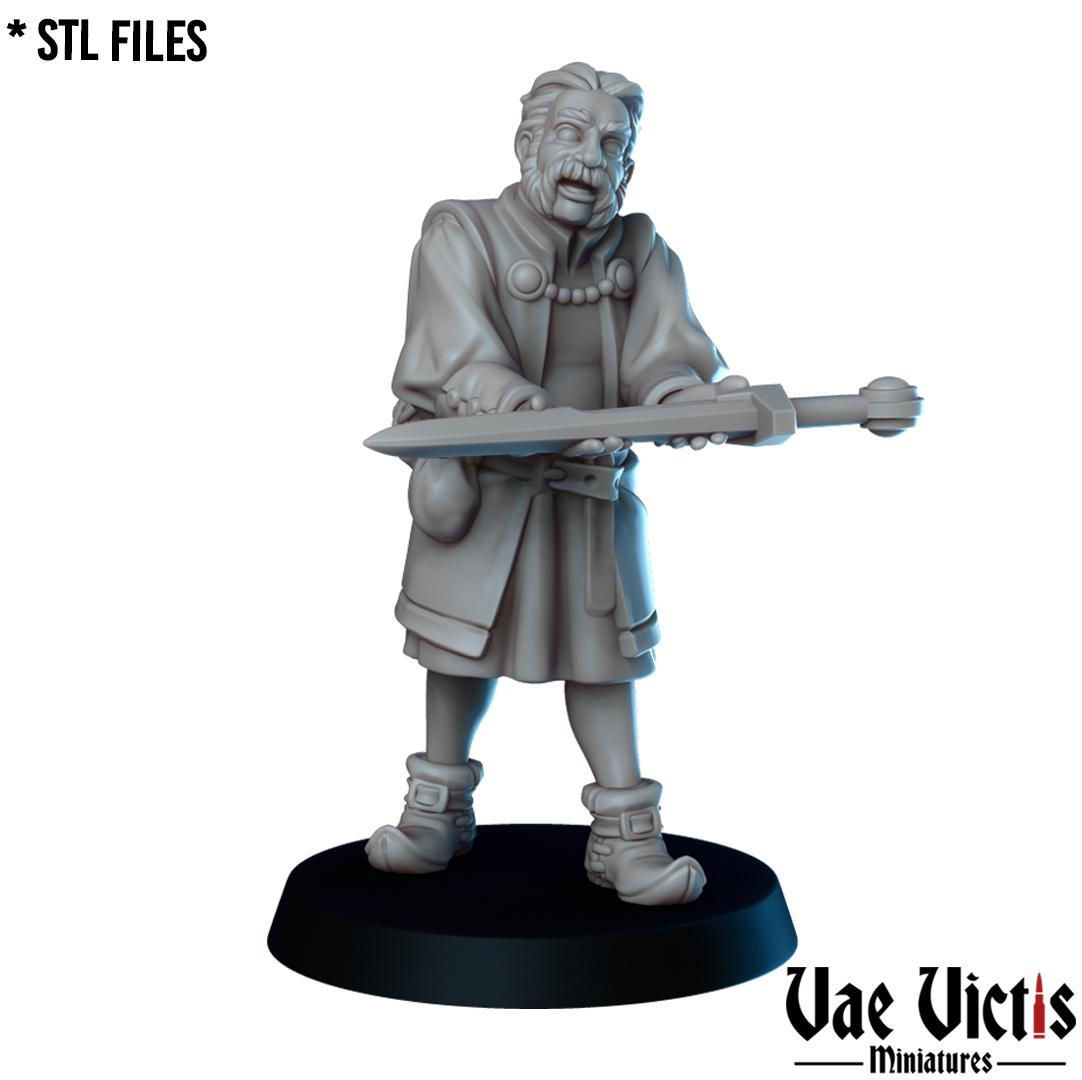 The Townfolks, Adventurers, Civilians and Mercenaries by Vae Victis, perfect for Fantasy Wargames and Tabletop RPGs