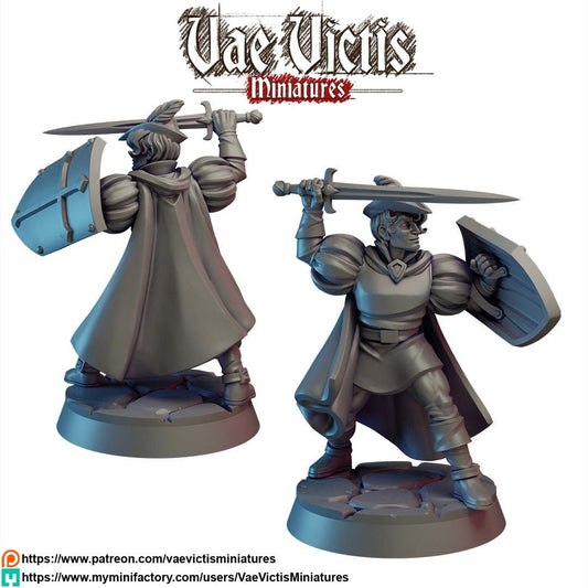 Nobles and the Distinguished, Adventurers, Civilians and Mercenaries by Vae Victis, perfect for Fantasy Wargames and Tabletop RPGs