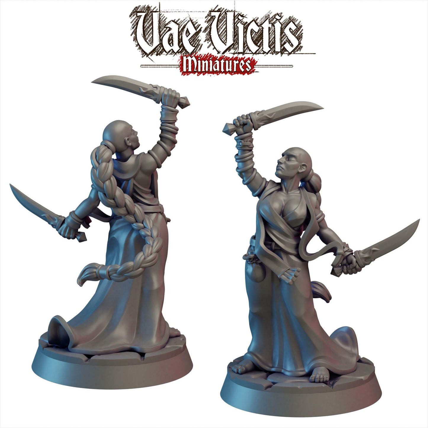 Ladies of the Cloth, Adventurers, Civilians and Mercenaries by Vae Victis, perfect for Fantasy Wargames and Tabletop RPGs