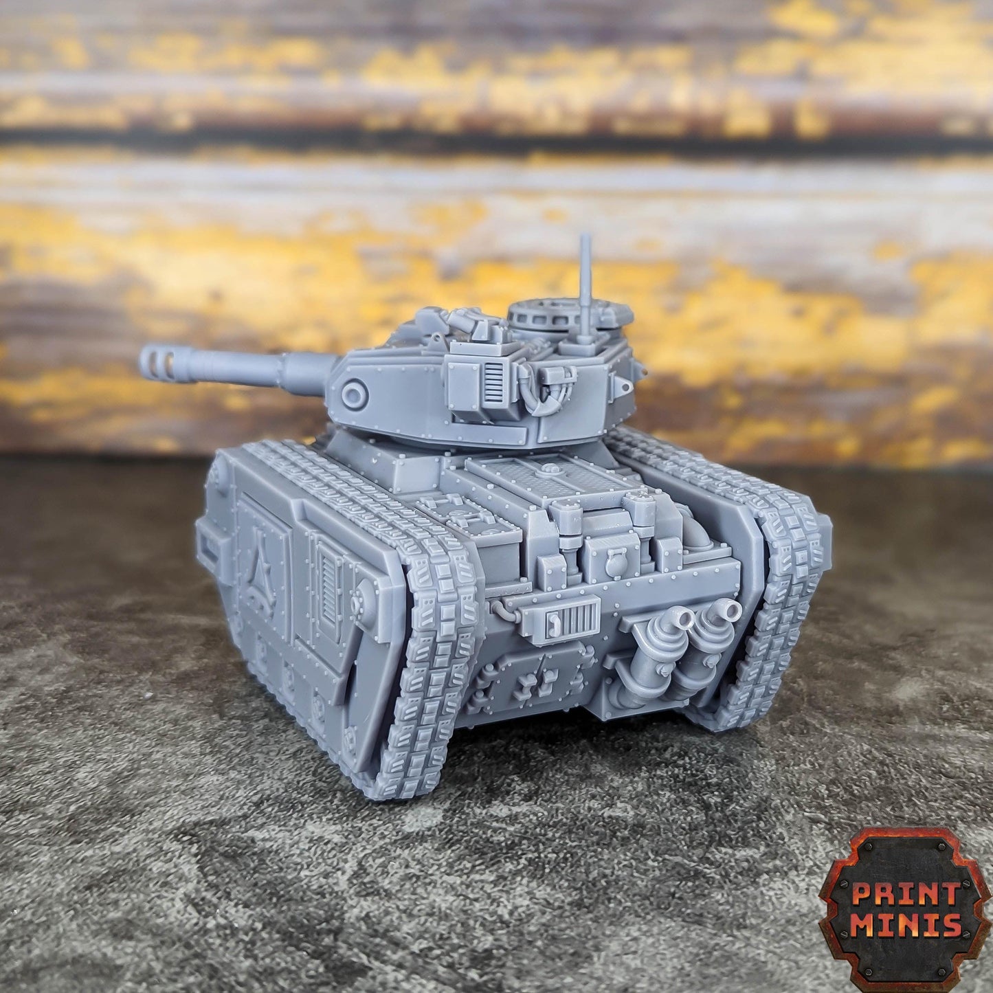 Phobos Main Battle Tank - Kaledon Fortis Army, Sci-Fi Space Militia Soldiers by Print Minis