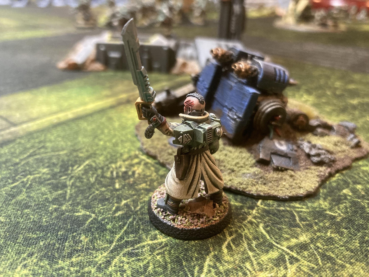 Kaledon Commander - Kaledon Fortis Army, Sci-Fi Space Militia Soldiers by Print Minis