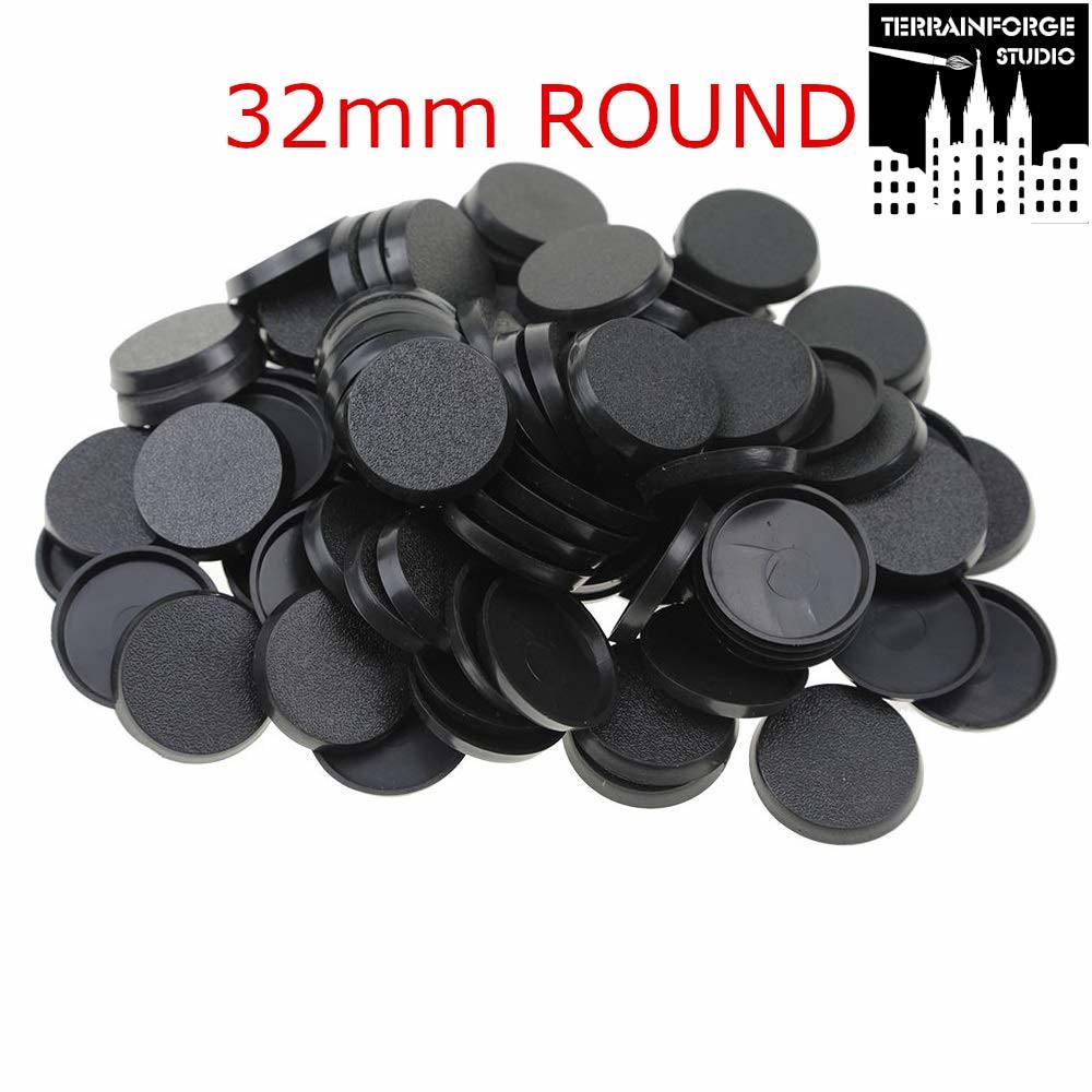 Plain Round Bases for use in Tabletop Wargames