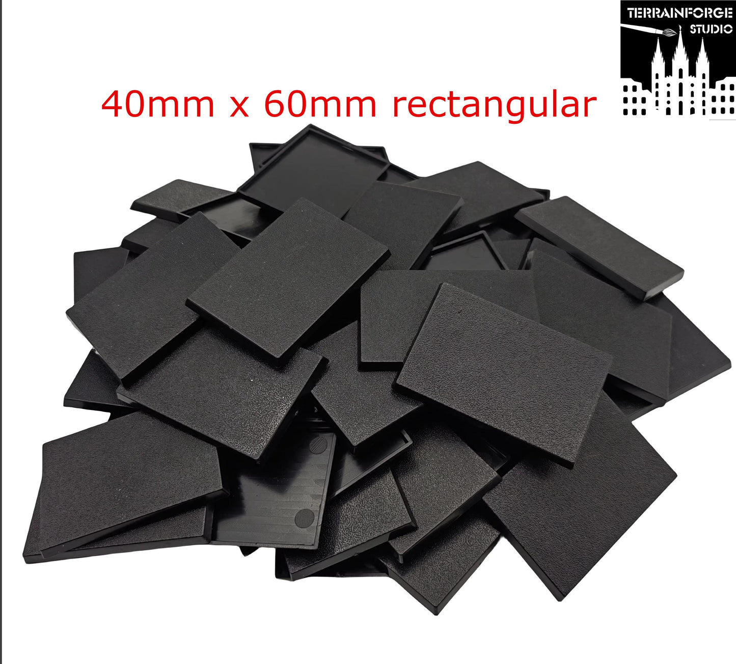 Plain Rectangular Bases for use in Tabletop Wargames
