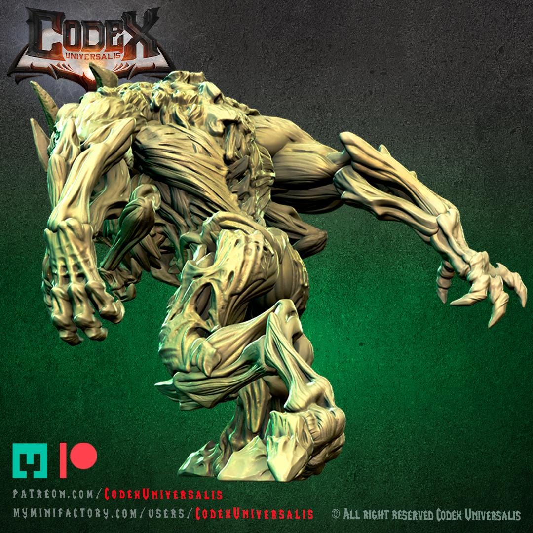 K'holnarox, Heroic Forest Spirit Miniature for Tabletop Roleplaying games by Codex Universalis