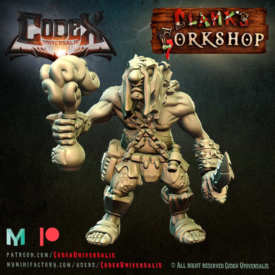 Tinkerer Trukz with Techpack - Hobgoblin Hero for Tabletop Roleplaying games by Codex Universalis