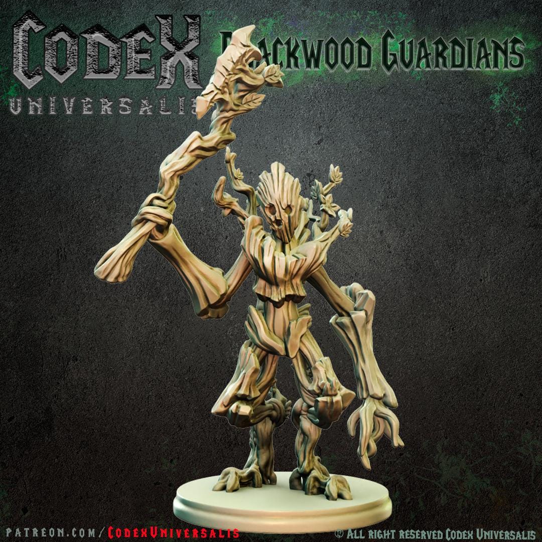 Croszar Treefolk, Forest Spirit Miniatures for Tabletop Roleplaying games by Codex Universalis