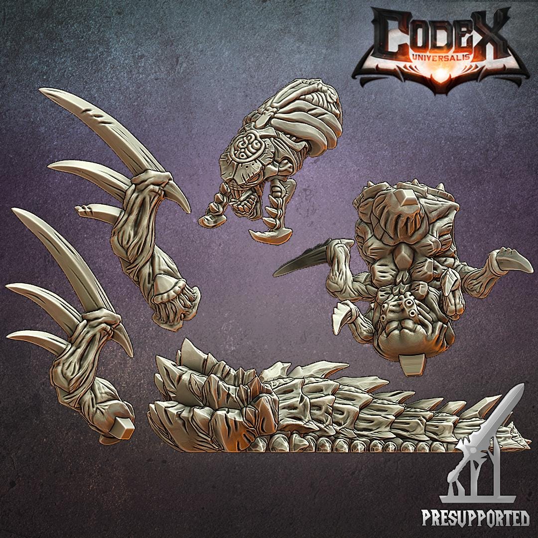 Slasher Prime, Sci-fi Miniatures for Tabletop Roleplaying games by Codex Universalis
