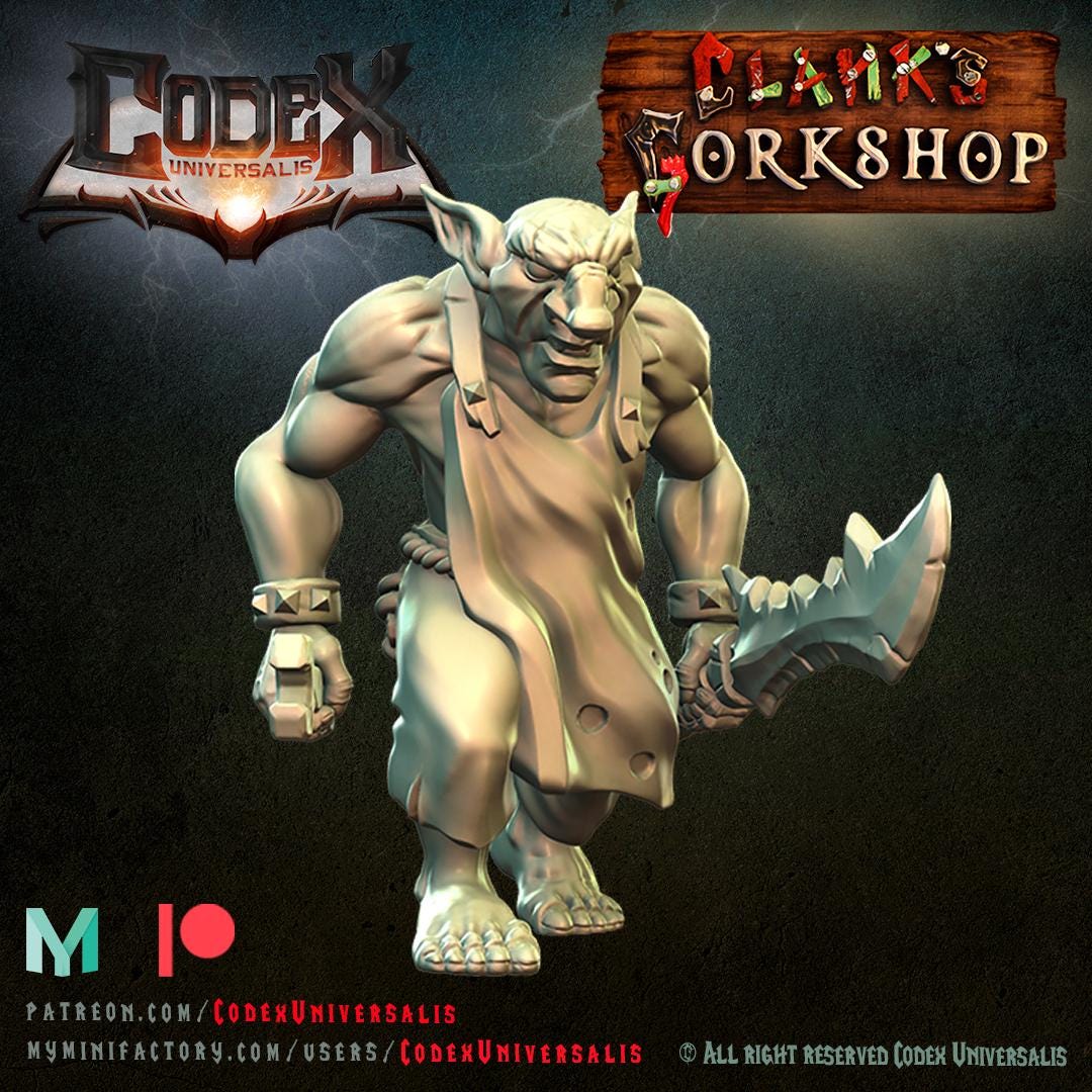 Ekz with cart - Hobgoblin Hero for Tabletop Roleplaying games by Codex Universalis