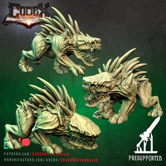 Tracker Hound, Forest Stalker Miniature for Tabletop Roleplaying games by Codex Universalis