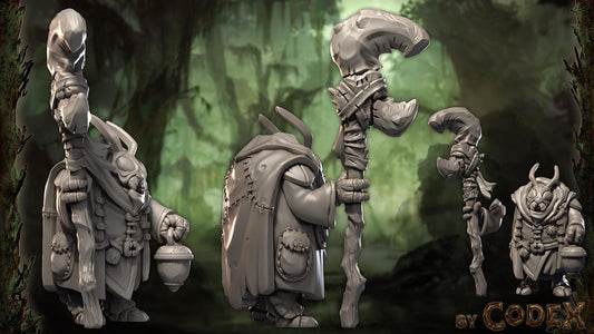 Qrivak and Shravek, Bug People Miniatures for Tabletop Roleplaying games by Codex Universalis