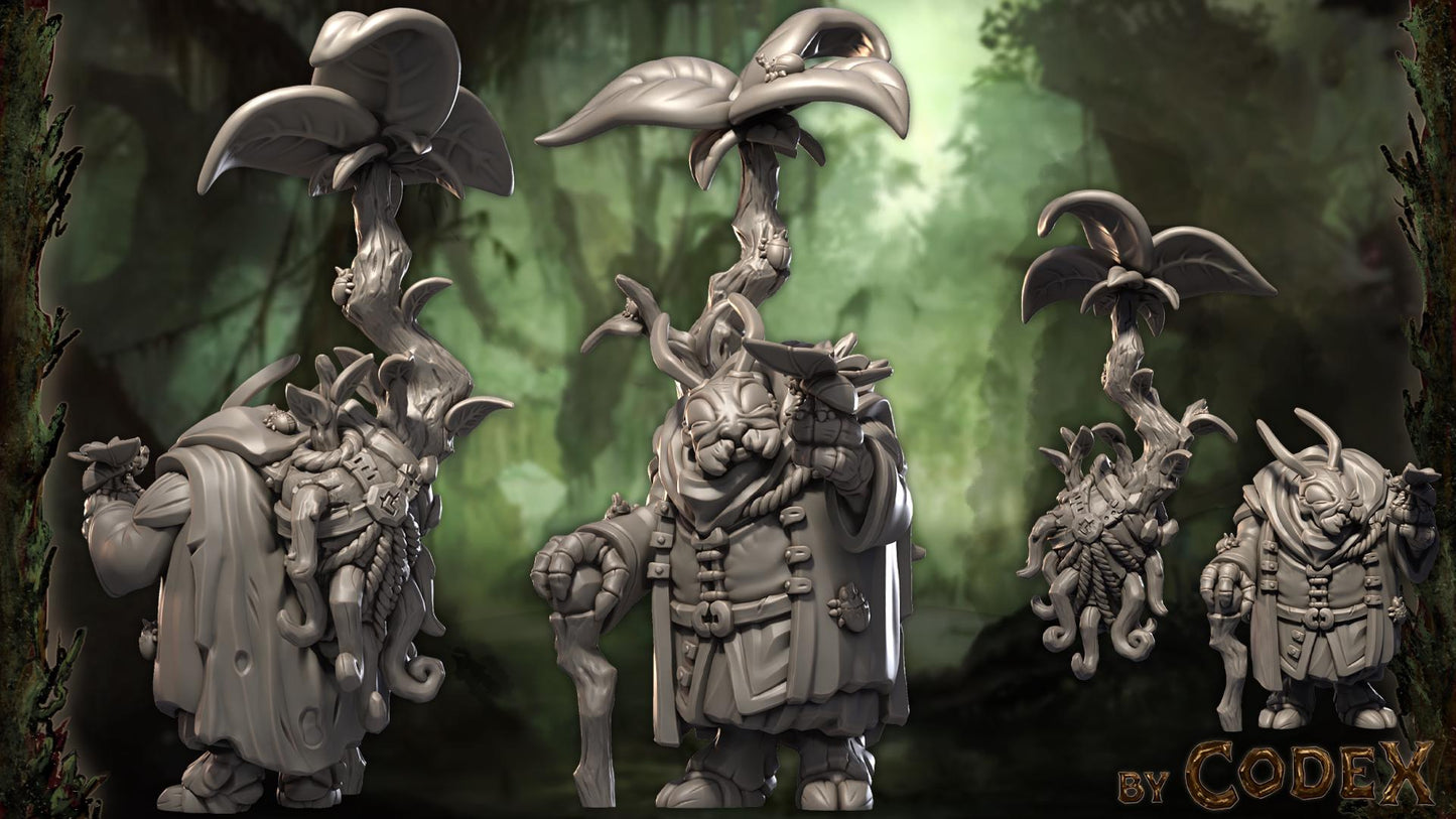 Qrivak and Shravek, Bug People Miniatures for Tabletop Roleplaying games by Codex Universalis