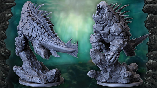 Duncleosteus Kaiju, Monstrous Miniature for Tabletop Roleplaying games by Codex Universalis