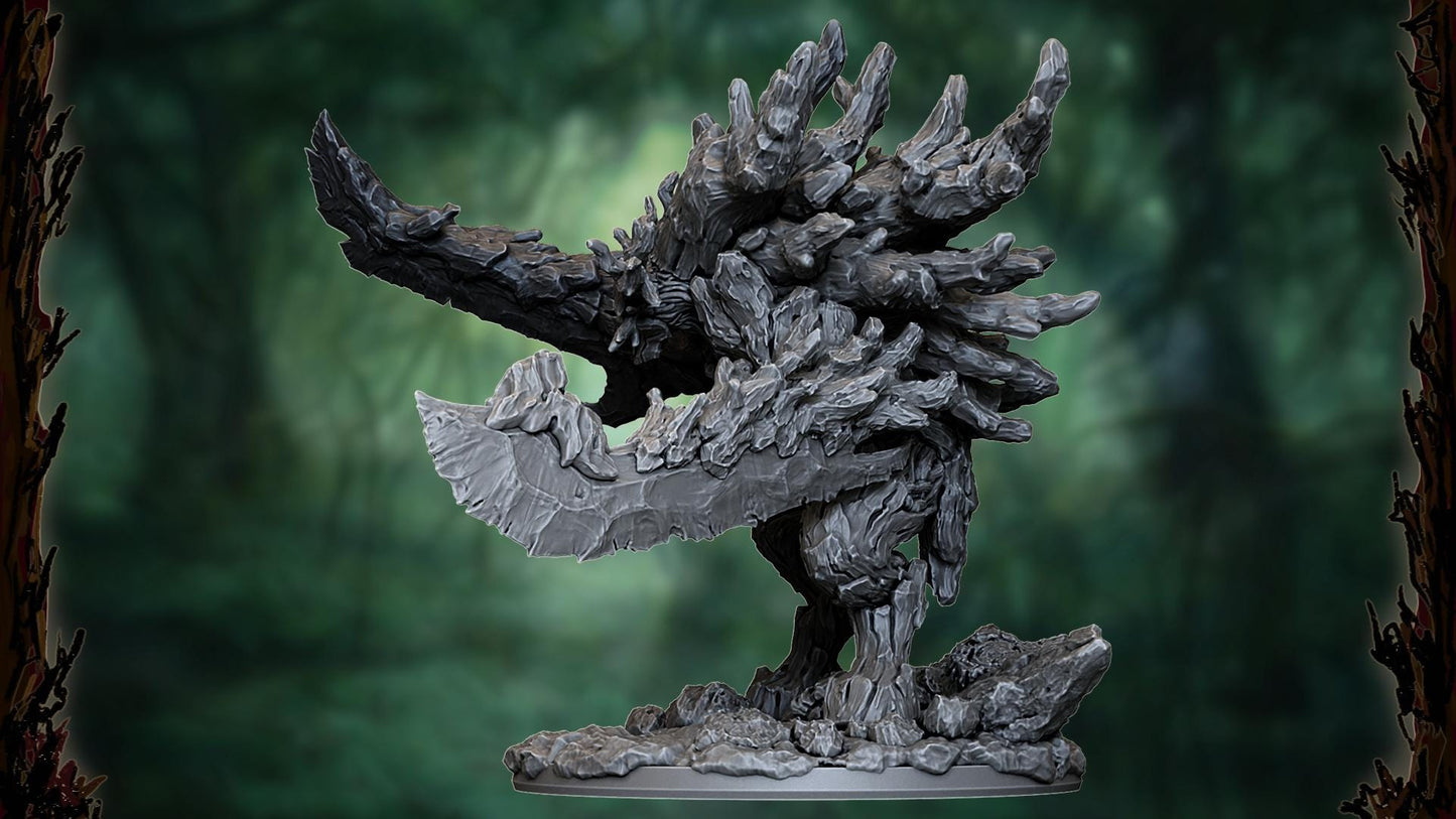 Darkarat, cinder soul, Heroic Forest Spirit Miniature for Tabletop Roleplaying games by Codex Universalis