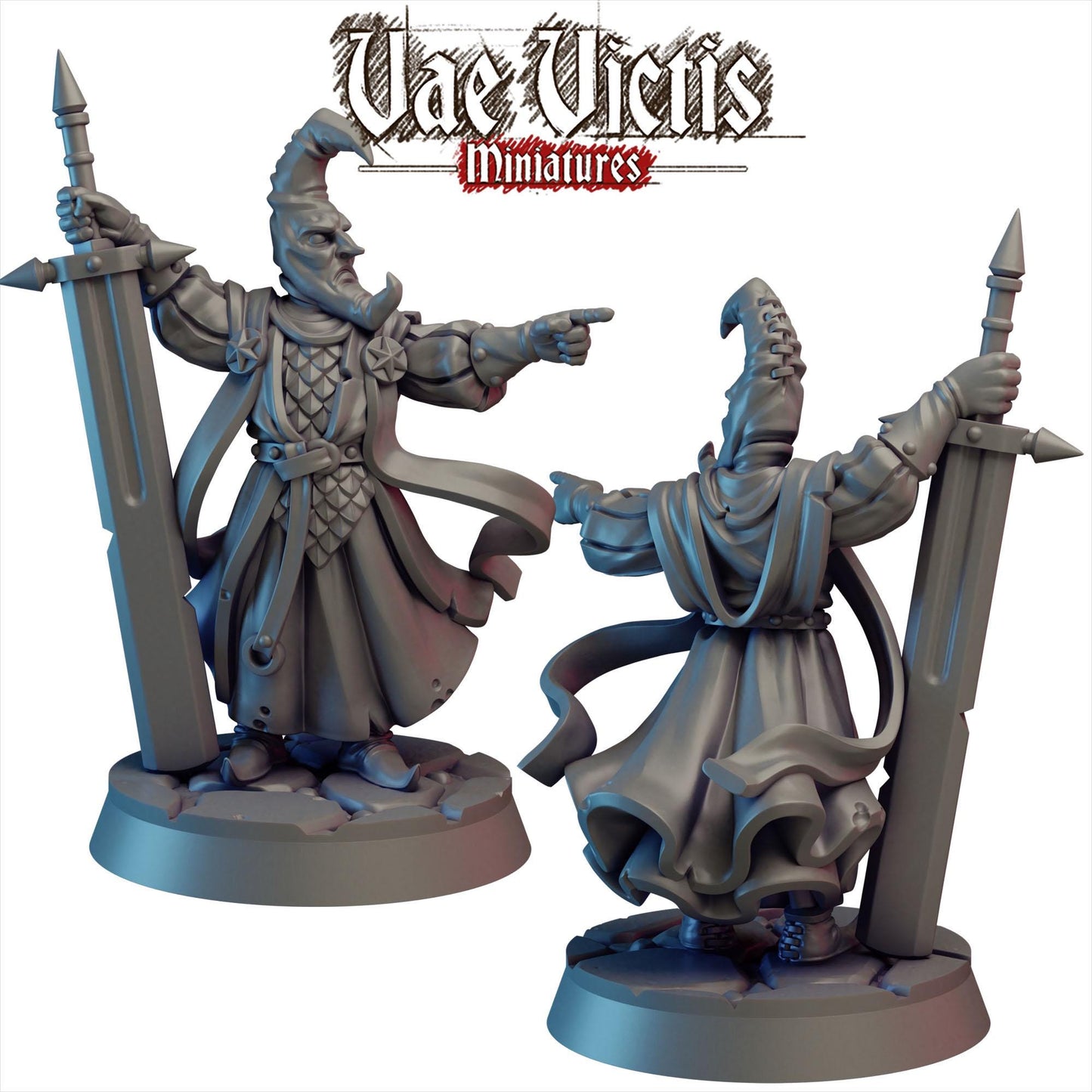 Nightbringer, Cursed City Mercenary, Mercenary Miniatures by Vae Victis, perfect for Fantasy Wargames and Tabletop RPGs
