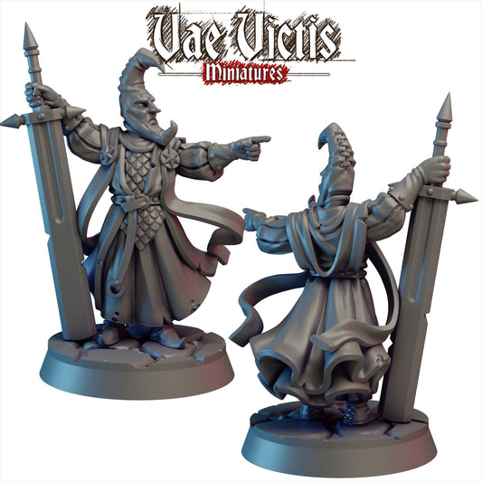 Nightbringer, Cursed City Mercenary, Mercenary Miniatures by Vae Victis, perfect for Fantasy Wargames and Tabletop RPGs