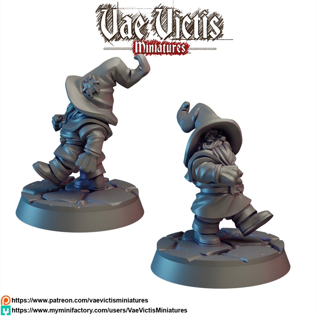 Gnome, Whimsical Forest Dweller by Vae Victis, perfect for Fantasy Wargames and Tabletop RPGs