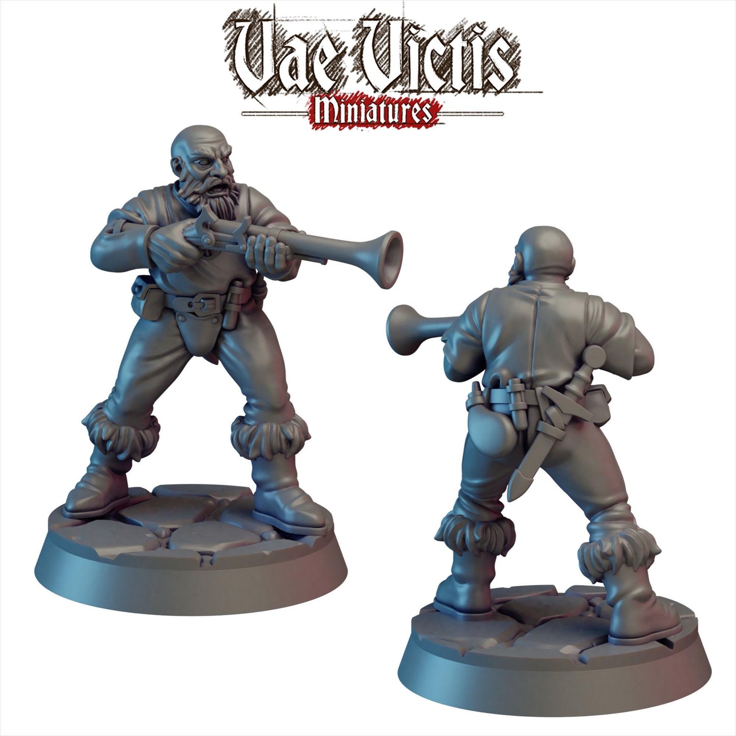 Mountain Warriors, Cursed City Mercenaries by Vae Victis, perfect for Fantasy Wargames and Tabletop RPGs