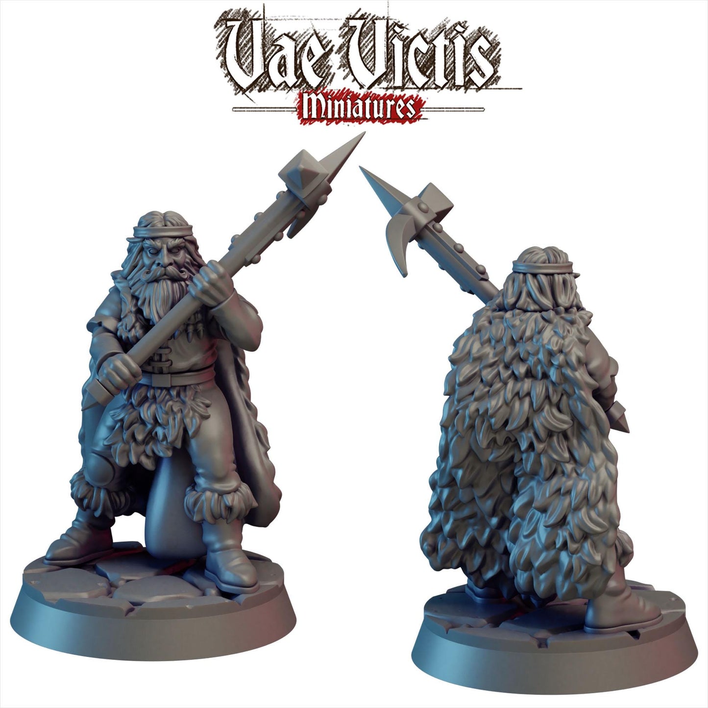 Mountain Warriors, Cursed City Mercenaries by Vae Victis, perfect for Fantasy Wargames and Tabletop RPGs