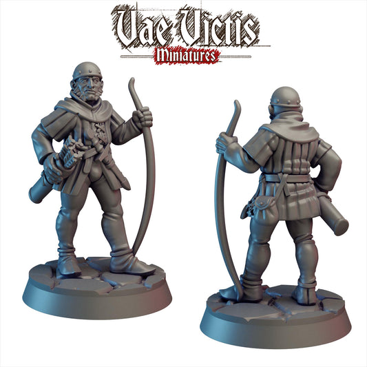 Bowmen of the Kingdom, Cursed City Mercenaries by Vae Victis, perfect for Fantasy Wargames and Tabletop RPGs