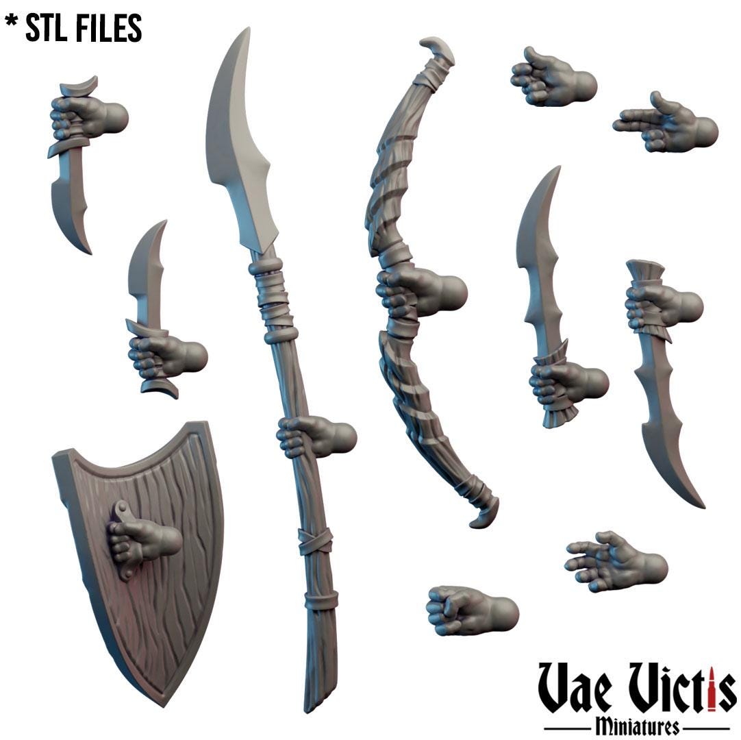 Forest Elves, Adventurers and Mercenaries by Vae Victis, perfect for Fantasy Wargames and Tabletop RPGs
