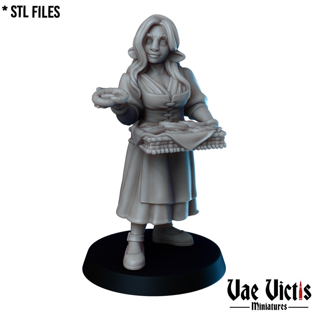 The Townfolks, Adventurers, Civilians and Mercenaries by Vae Victis, perfect for Fantasy Wargames and Tabletop RPGs