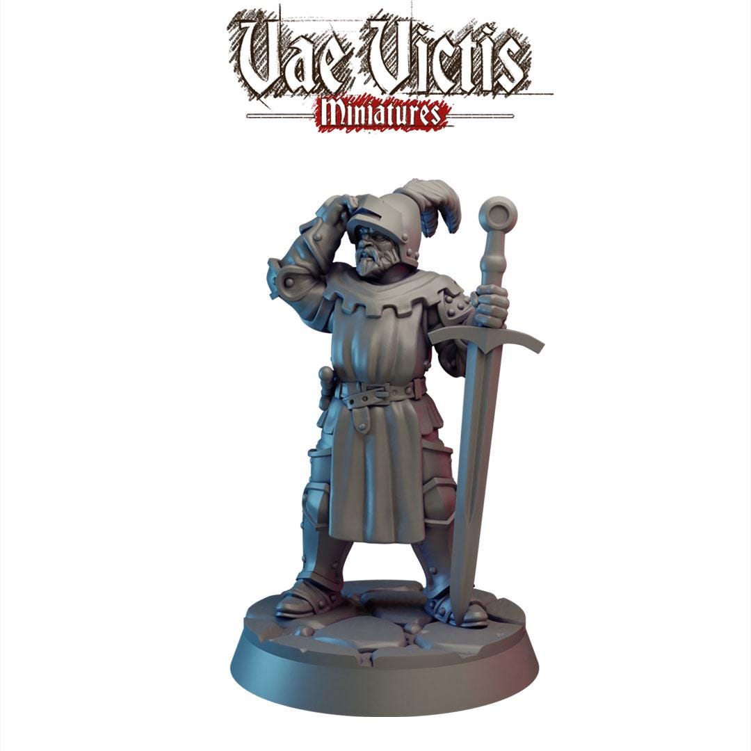 Nobles and the Distinguished, Adventurers, Civilians and Mercenaries by Vae Victis, perfect for Fantasy Wargames and Tabletop RPGs