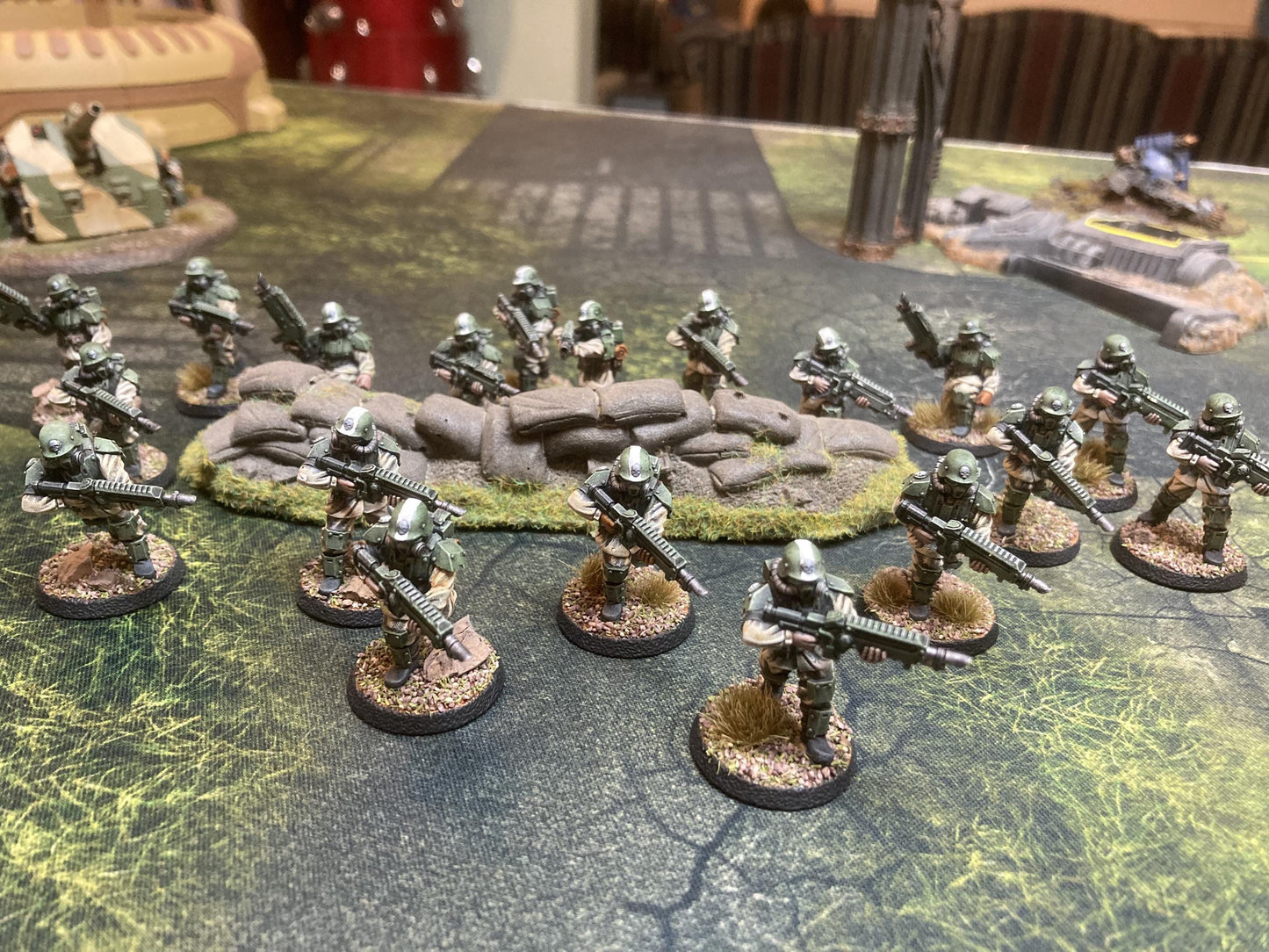 Light Infantry - Kaledon Fortis Army, Sci-Fi Space Militia Soldiers by Print Minis