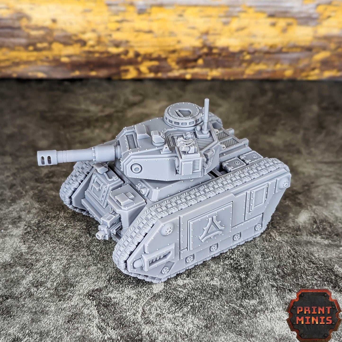 Phobos Main Battle Tank - Kaledon Fortis Army, Sci-Fi Space Militia Soldiers by Print Minis