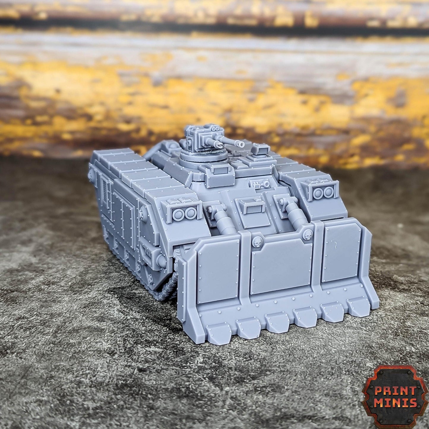 Phobos Breacher Battle Tank - Kaledon Fortis Army, Sci-Fi Space Militia Soldiers by Print Minis