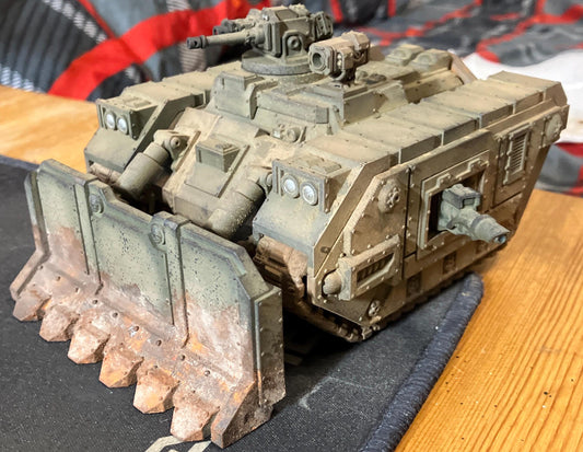 Phobos Breacher Battle Tank - Kaledon Fortis Army, Sci-Fi Space Militia Soldiers
