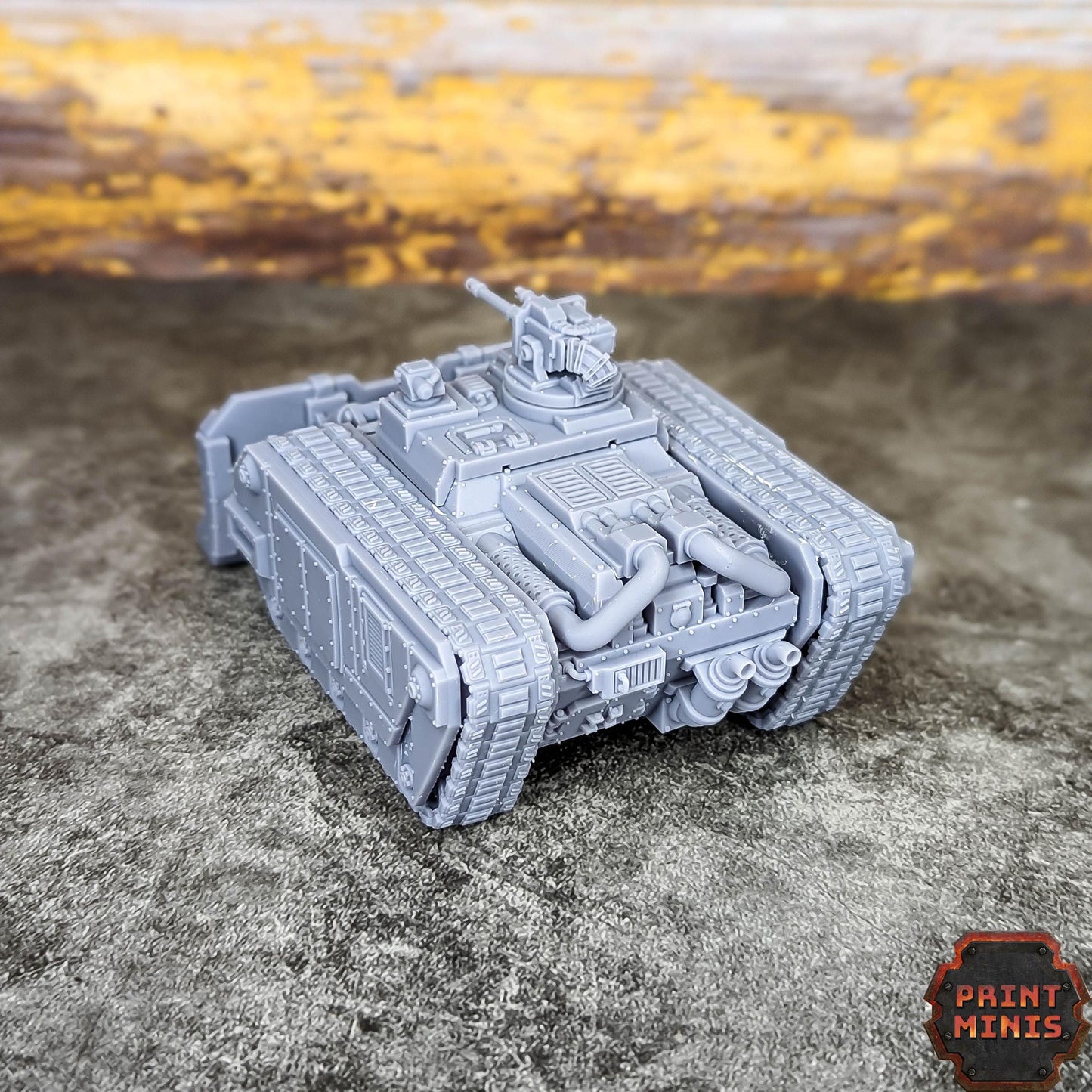 Phobos Breacher Battle Tank - Kaledon Fortis Army, Sci-Fi Space Militia Soldiers