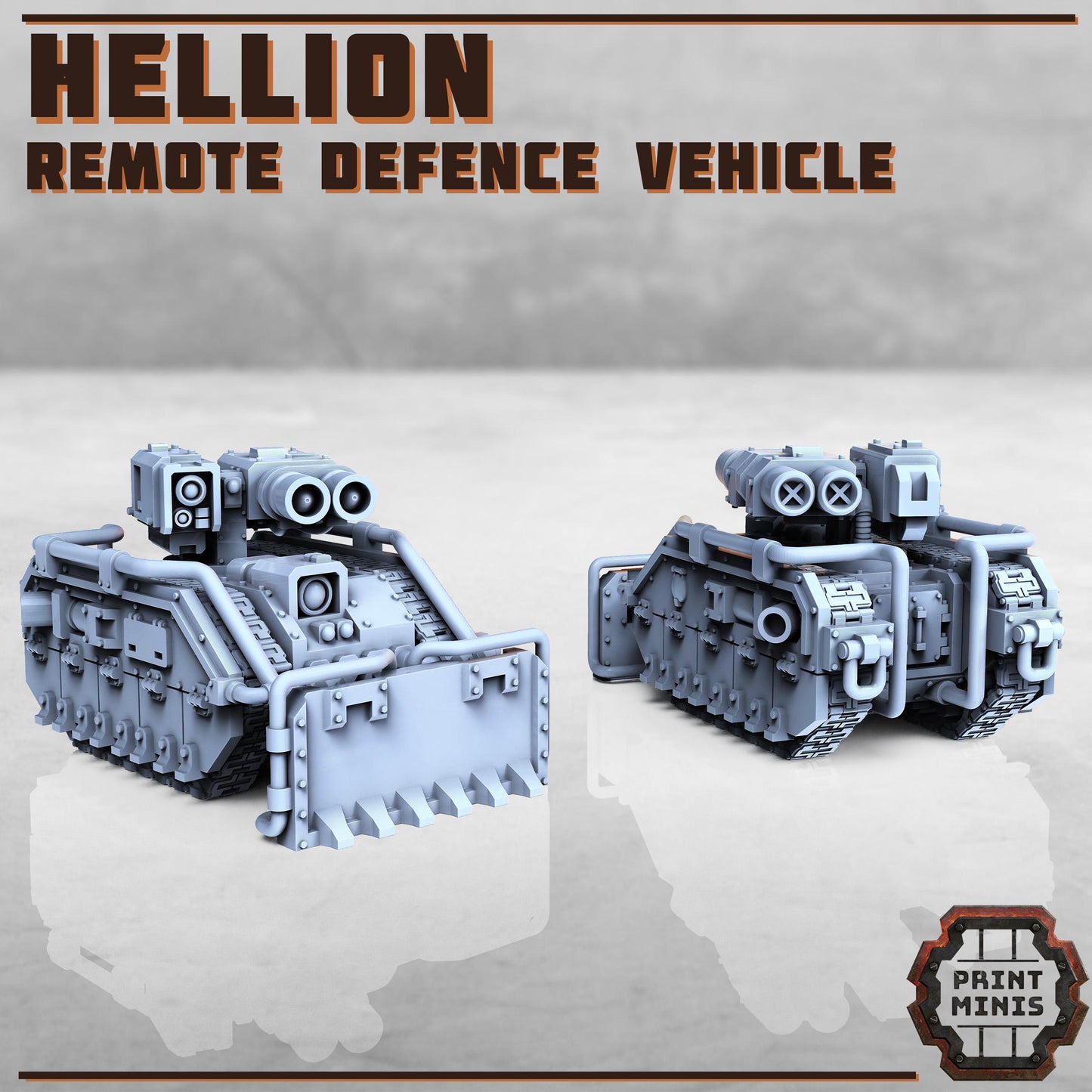 Hellion Demolitions Vehicle – Sci-Fi Miniature, Print Minis Kaledon Fortis Army