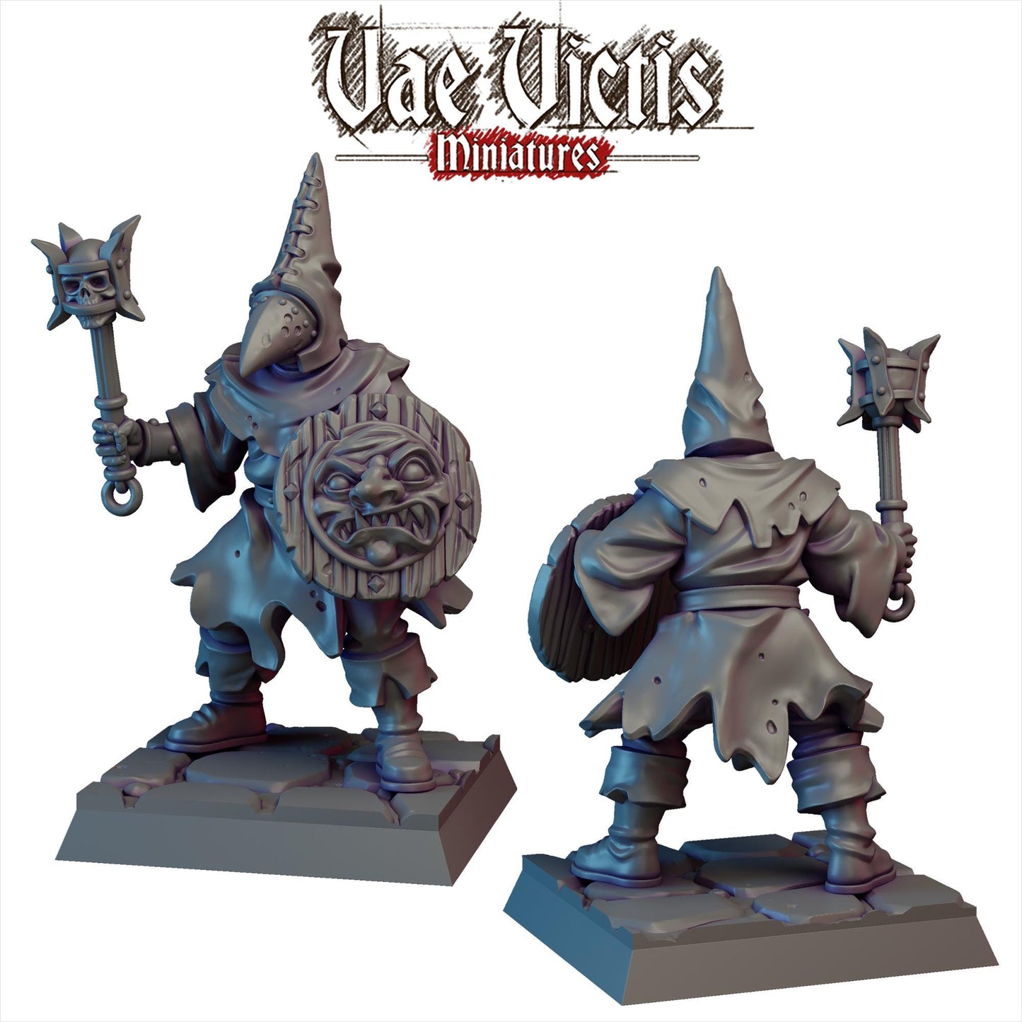 Ruined City Cultists,Fantasy Miniatures by Vae Victis, perfect for Fantasy Wargames and RPGs