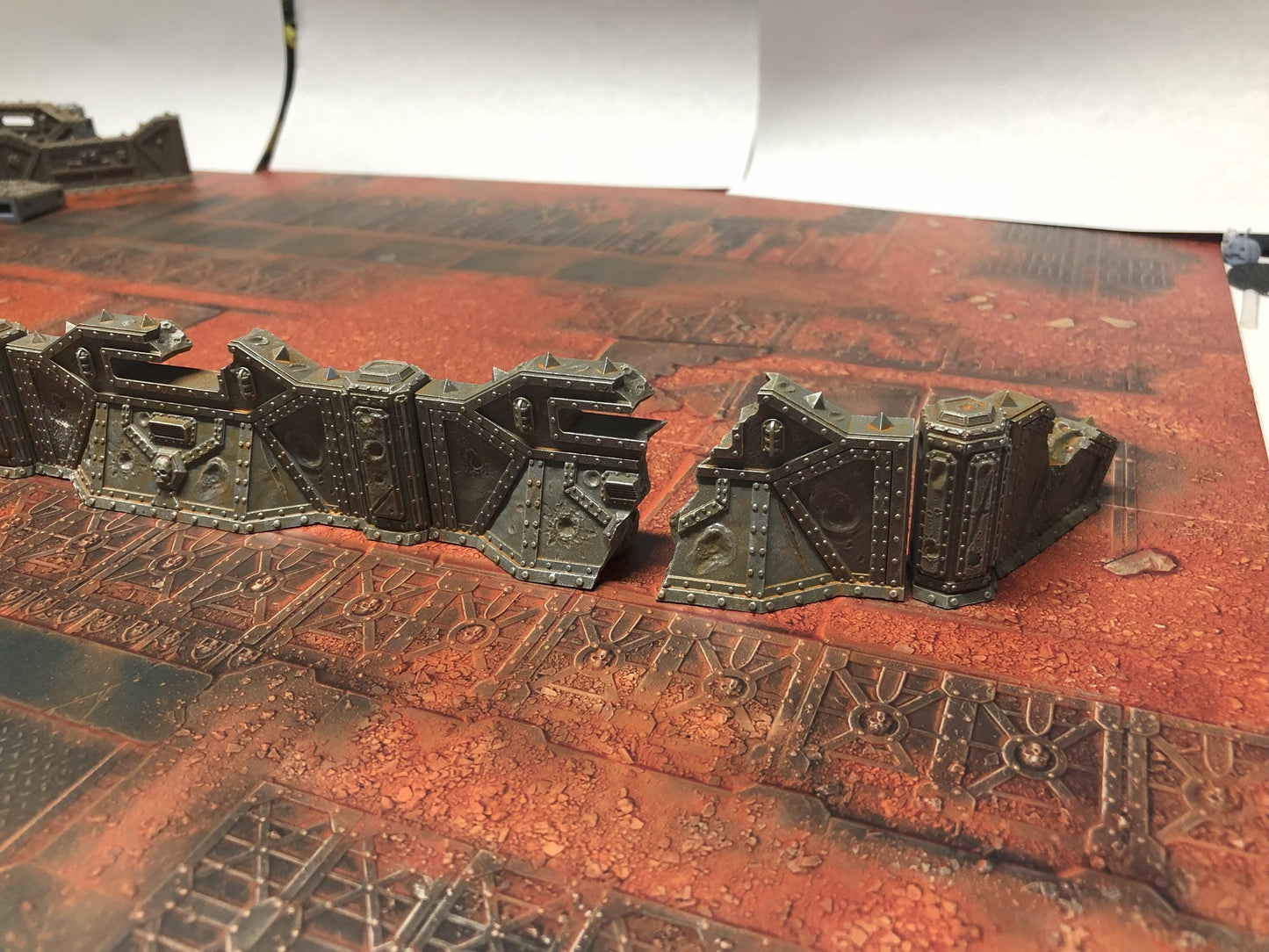 Barricade Wall Defence Line - Kaledon Fortis Army, Sci-Fi Space Militia Soldiers by Print Minis
