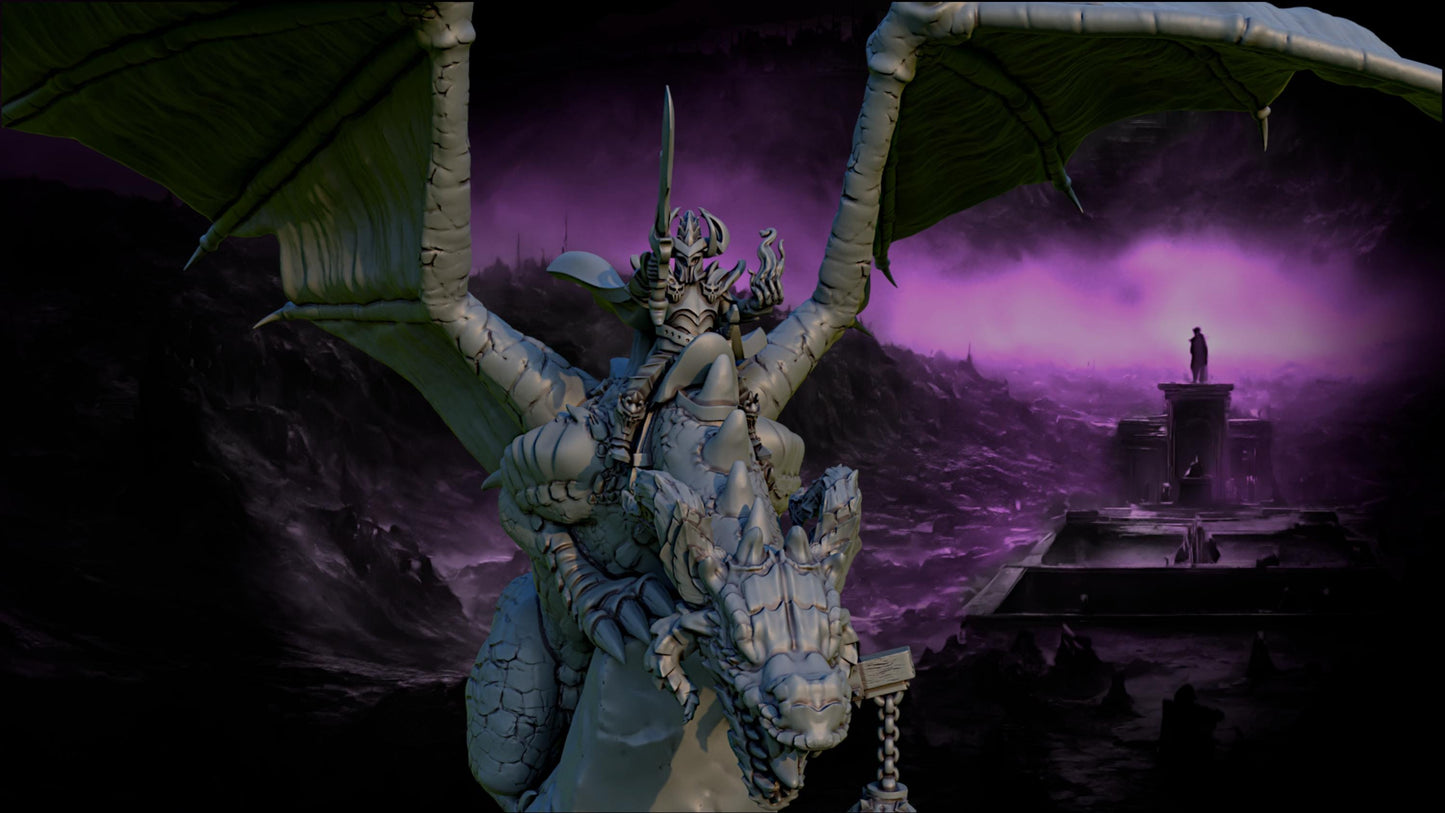 Dark Elves Warlord, Modular Dark Elven miniatures by Landor Miniatures! Dark Elves for Fantasy Wargames