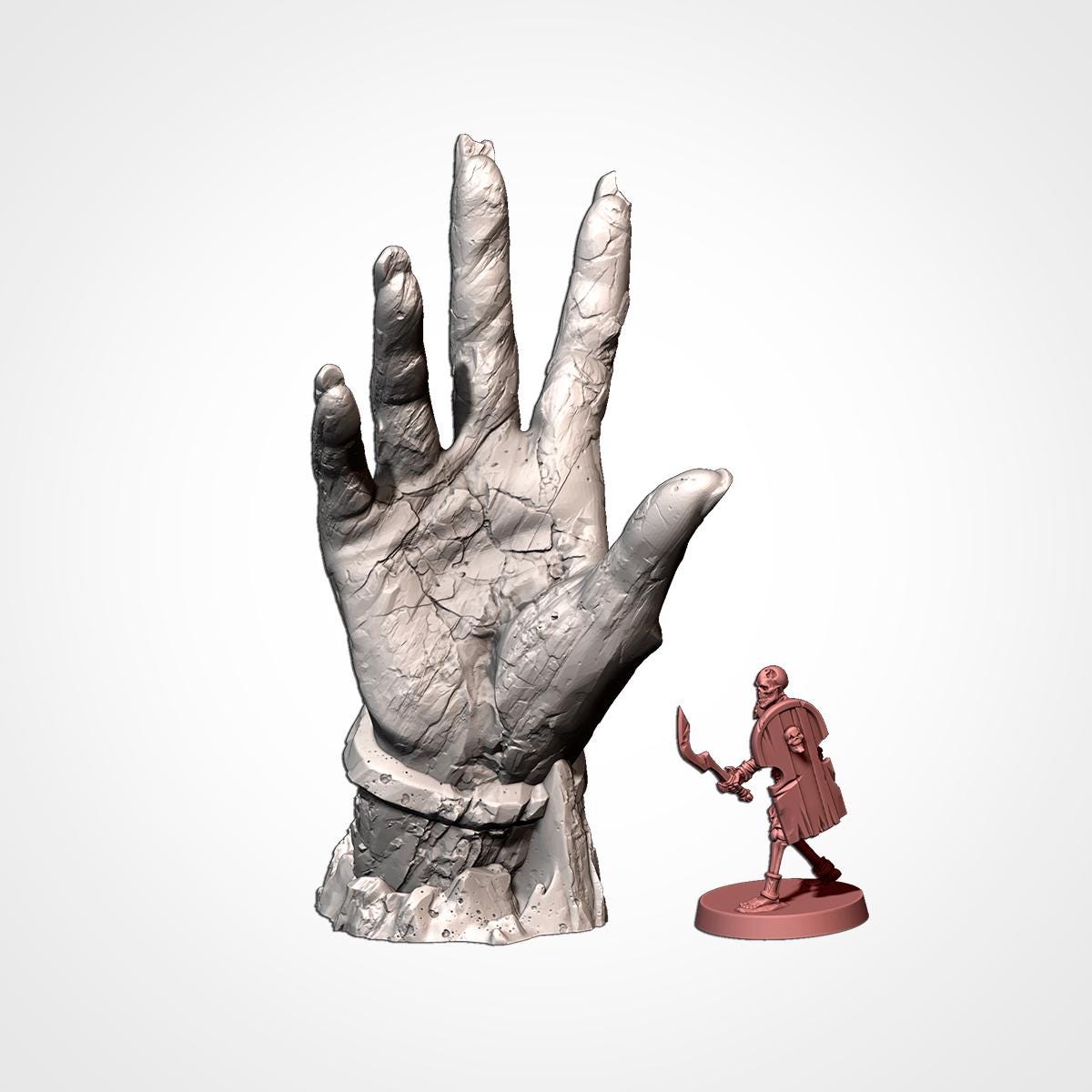 Modular ELF CONSTRUCTIONS terrain by Txarli Factory Fantasy Terrain Ruined Statues Set, Perfect for Tabletop Wargames