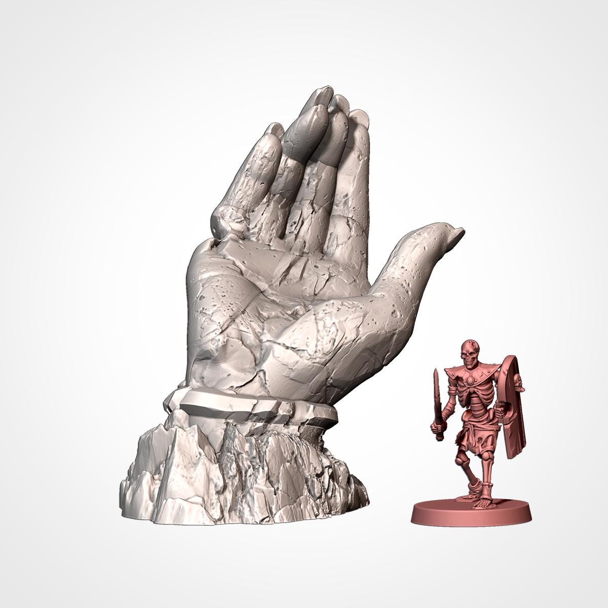 Modular ELF CONSTRUCTIONS terrain by Txarli Factory Fantasy Terrain Ruined Statues Set, Perfect for Tabletop Wargames