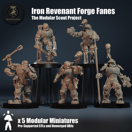 Modular Scout Forge Fanes, Modular Sci-Fi warriors by ThatEvilOne, Sci-Fi Wargames Proxy