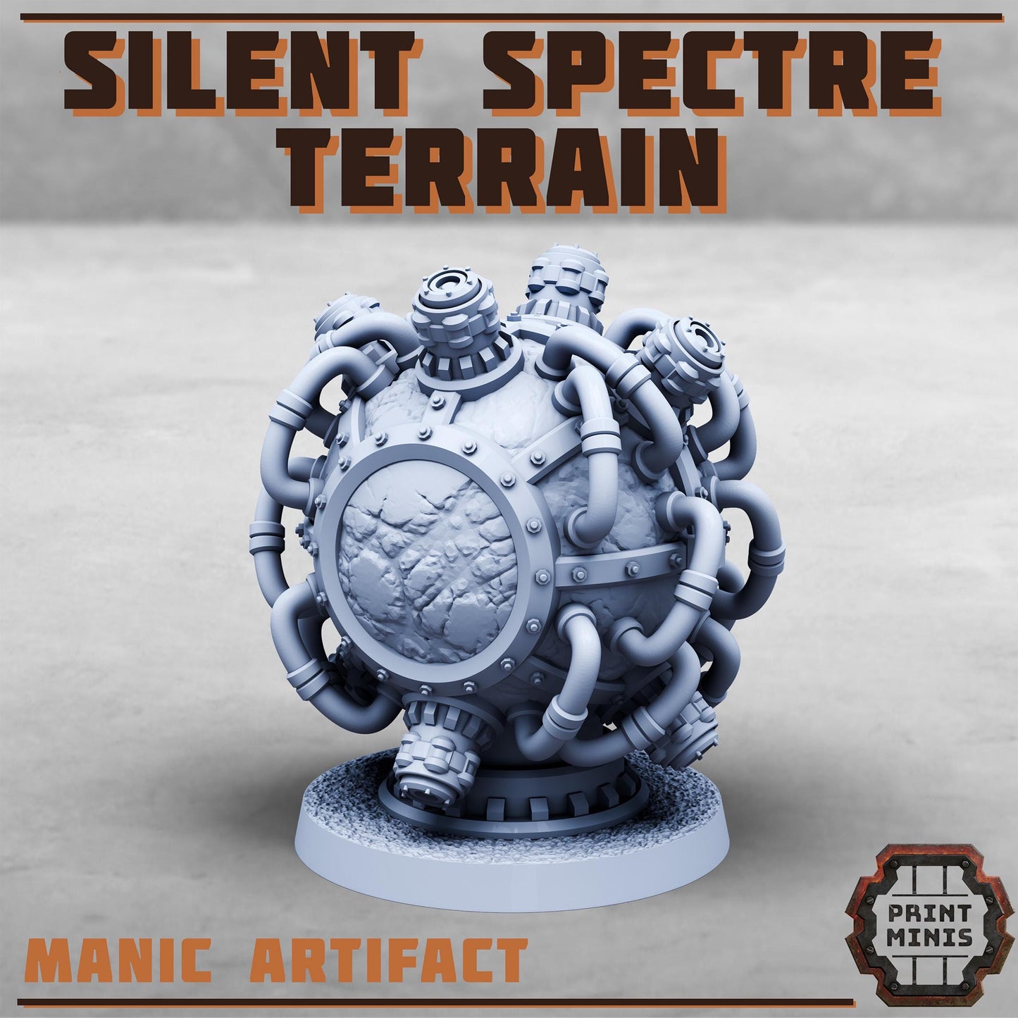 Silent Spectre Gang Terrain -  Sci-Fi Grimdark City Skirmish Warfare Mercenaries by Print Minis