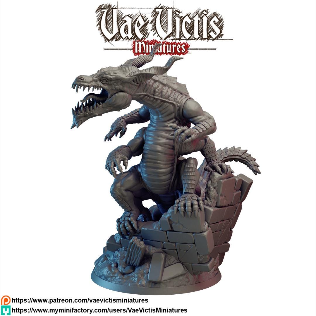 Behir, Gigantic Monster by Vae Victis, perfect for Fantasy Wargames and Tabletop RPGs
