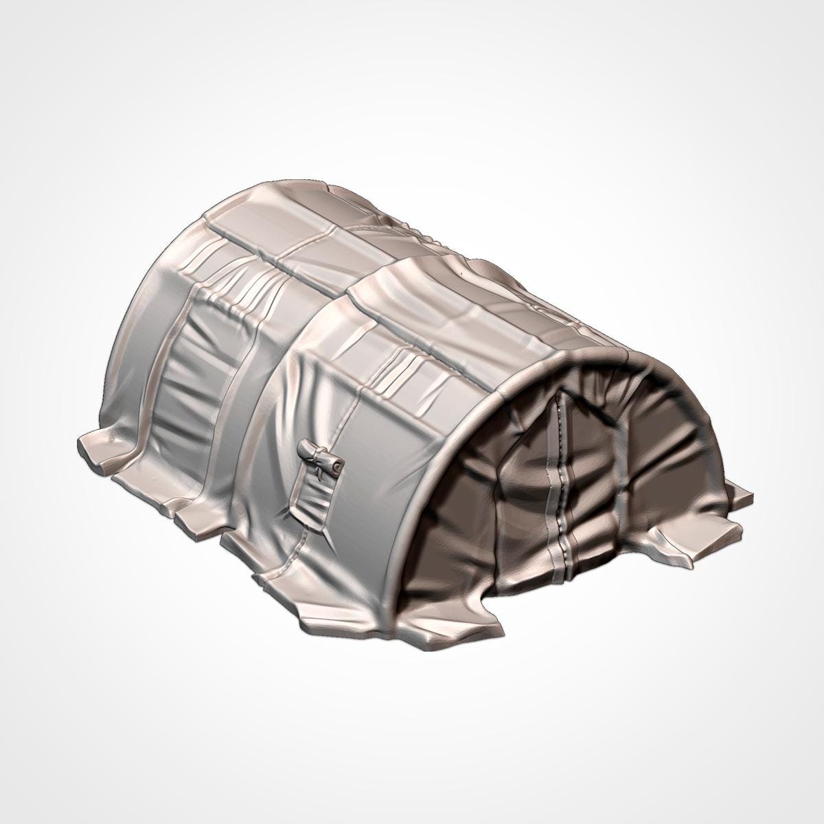 MILITARY BARRACKS Txarli Factory Battlefield Building modular Tent Set, Perfect for Tabletop Wargames