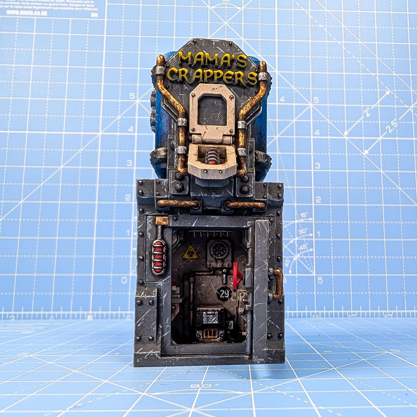 Mama's Crappers - Risor District Toilet - Sci-Fi City Skirmish Wargaming Terrain by Print Minis