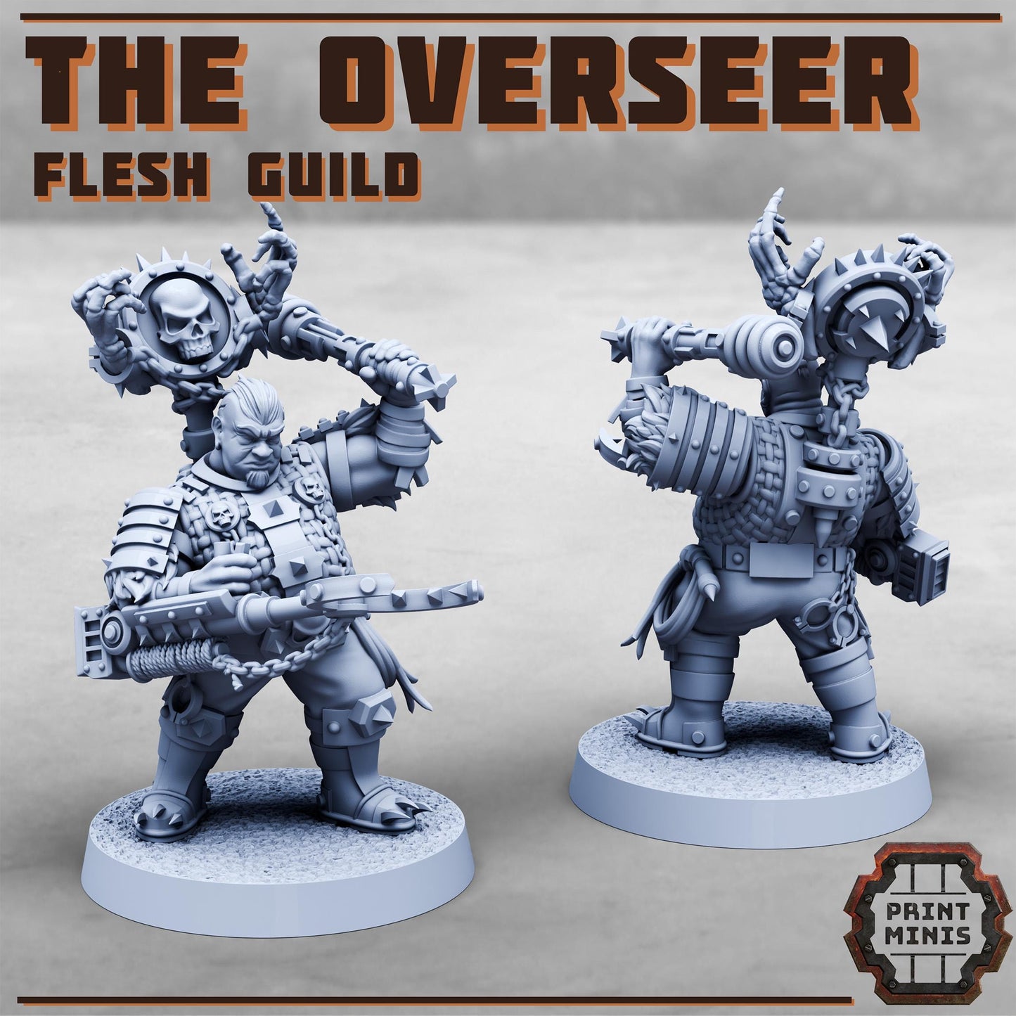 The Overseer - Flesh Guild - Sci-Fi Grimdark Mercenaries by Print Minis